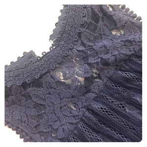 Navy lace dress